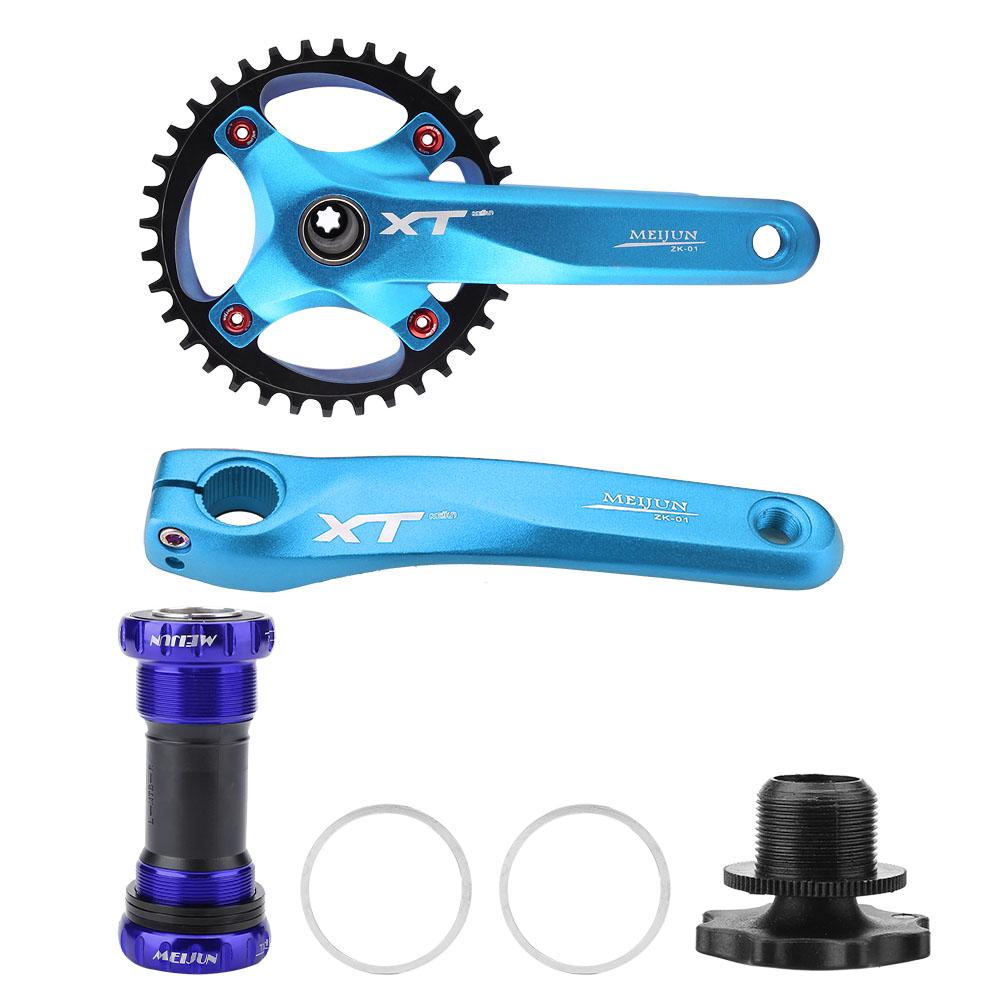 Paire De Manivelles De Vélo Simple Plateau 170 Mm - Alliage D'aluminium Creux, BCD 130 Mm - Pour Vélo Route/MTB, Réparation