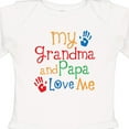 thumbnail image 4 of Inktastic Grandma and Papa Love Me Boys or Girls Long Sleeve Baby Bodysuit, 4 of 5