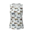 thumbnail image 6 of Sigee Tractor and Dumper for Women's Workout Tank Top,Running Tank Tops,Sleeveless Gym Clothes, 6 of 8