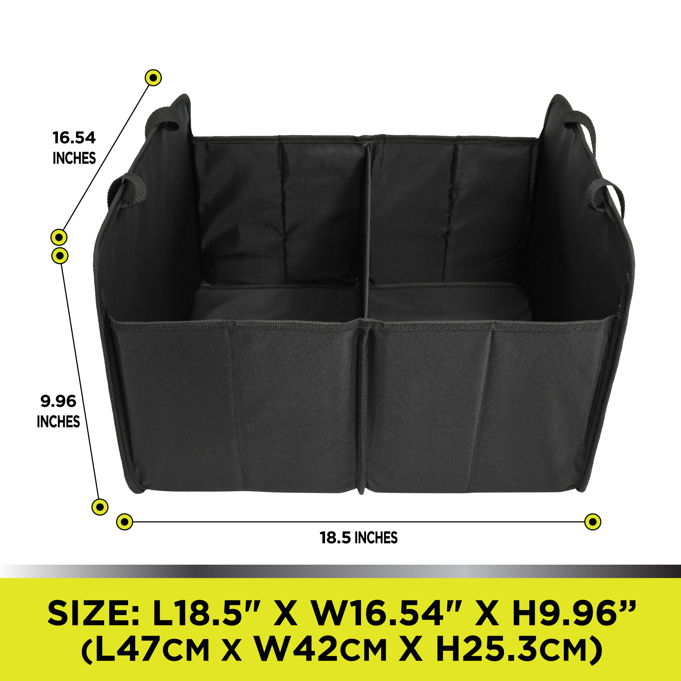 Auto Drive Hard-Sided Collapsible Trunk Organizer photo 6