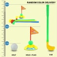 thumbnail image 3 of Juego de clubes para niños juego de clubes de plástico para niños livianos de colores aleatorios para interiores para niños ANGGREK Otros, 3 of 7