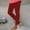 Red, variant on BUIGTTKLOP Leggings for Women High Waisted Yoga Pants Solid Color Stretchy Ankle Length Tights Dailywear