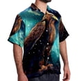 thumbnail image 2 of Starry bird Men's Printed Casual Button Down Short Sleeve Beach Shirts, 2 of 6