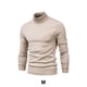 thumbnail image 5 of Minnieouse Suéter de algodón para hombre, reemplazo de Color sólido, informal, de manga larga, de punto, térmico, cálido, para mantener el calor, ropa, Camisetas METRO Minnieouse AP016225-04, 5 of 6