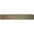 thumbnail image 4 of 4"W x 10"H x 20'L 2-Sided (L-beam) Riverwood Endurathane Faux Wood Ceiling Beam, Honey Dew, 4 of 17