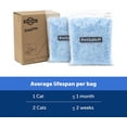 thumbnail image 5 of PetSafe® ScoopFree Premium Fresh Scent Crystal Litter, 6-Pack – Includes 6 Bags of Lightly Scented Litter – Absorbs Odors 5x better than Clay Clumping – 4.3lb each bag, 5 of 7
