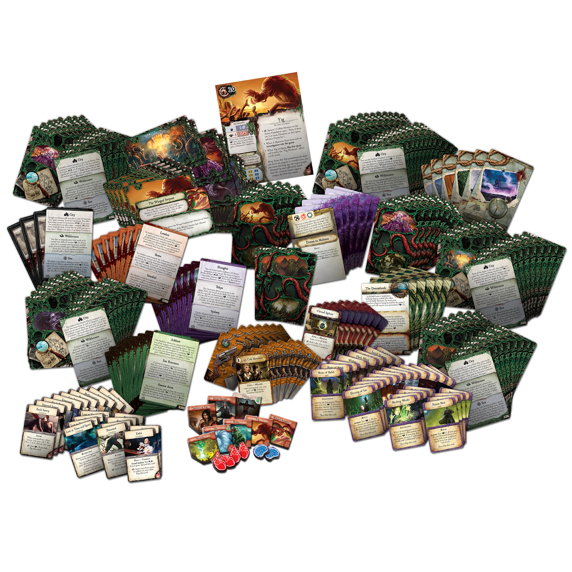 Eldritch Horror: Forsaken Lore Expansion Strategy Card Game for Ages 14 and up, from Asmodee