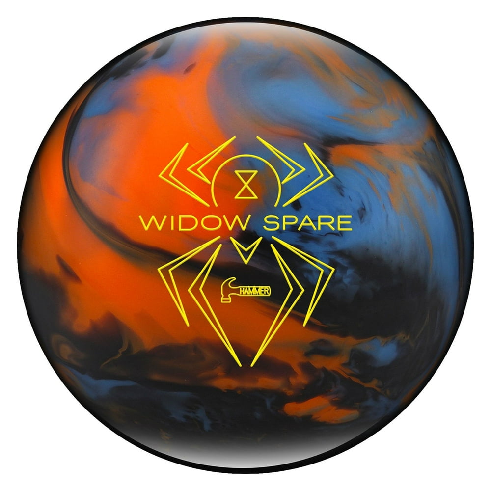 Hammer Black Widow Spare Bowling Ball - Blue/Orange/Smoke (14 lbs