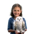 thumbnail image 2 of Peluche con forma de búho blanco Douglas Legend, 25 cm de altura, 2 of 6