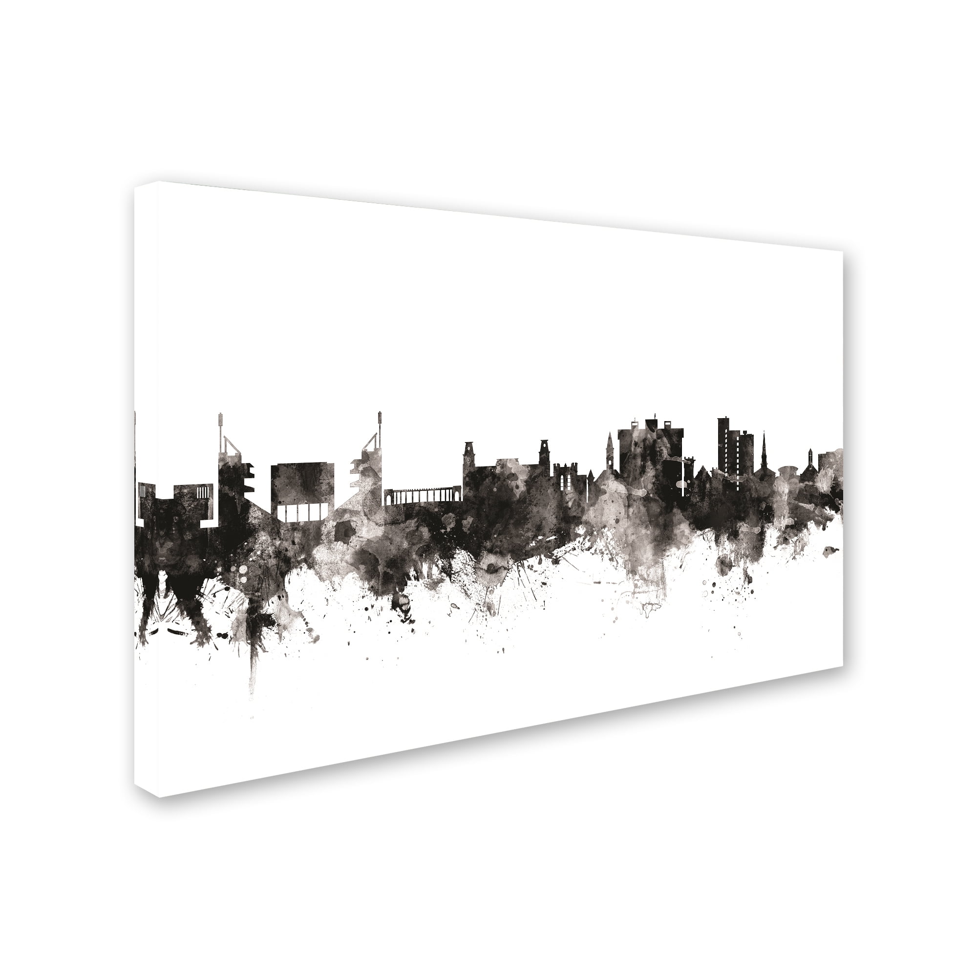 Trademark Fine Art 'Fayetteville Arkansas Skyline III' Canvas Art by Michael Tompsett
