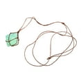 thumbnail image 2 of Collier Octahedron Cristal Collier Pierre Précieuse Naturelle Collier Pendentif en Fil Métallique, 2 of 6