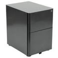 thumbnail image 3 of Emma + Oliver Modern 3-Drawer Mobile Locking Filing Cabinet Storage Organizer-Black, 3 of 15