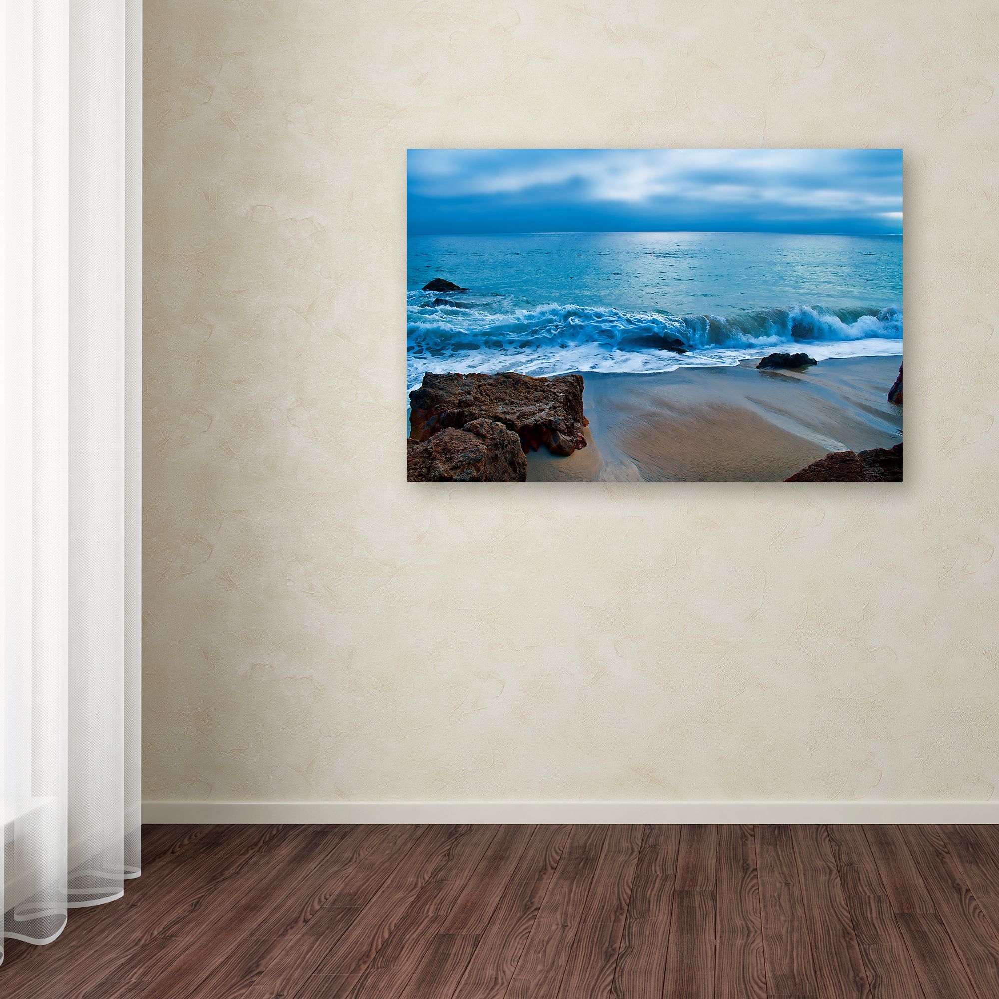 Trademark Fine Art 'Zuma Beach' Canvas Art by Lori Hutchison