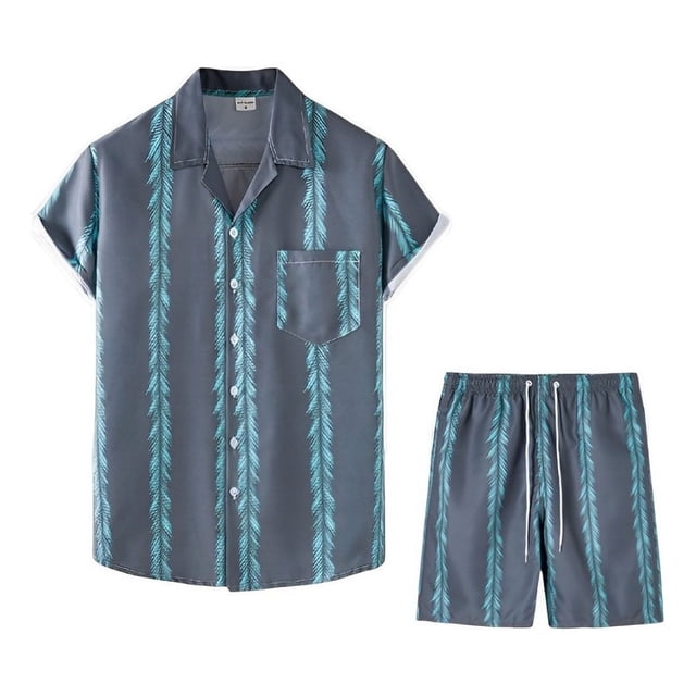 Conjunto De Playera Mangas Cortas Y Short Para Hombre