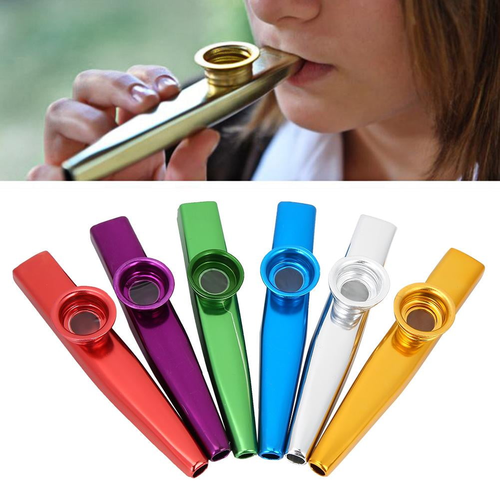 EOTVIA Aluminum Alloy Portable Kazoo Ukulele Guitar Partner Easy to