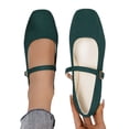 thumbnail image 3 of CAIXAI Ballet Flats Shoes For Women Womens Square Toe On Ballet Comfortable Breathable Casual Shoes Lightweight Soft Sole, 3 of 9