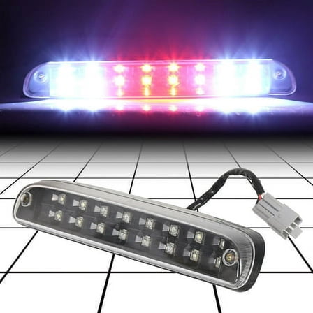 ECOTRIC LED Third 3rd Brake Light Clear for Ford  1999-2016 F250 F350 Super Duty Cargo