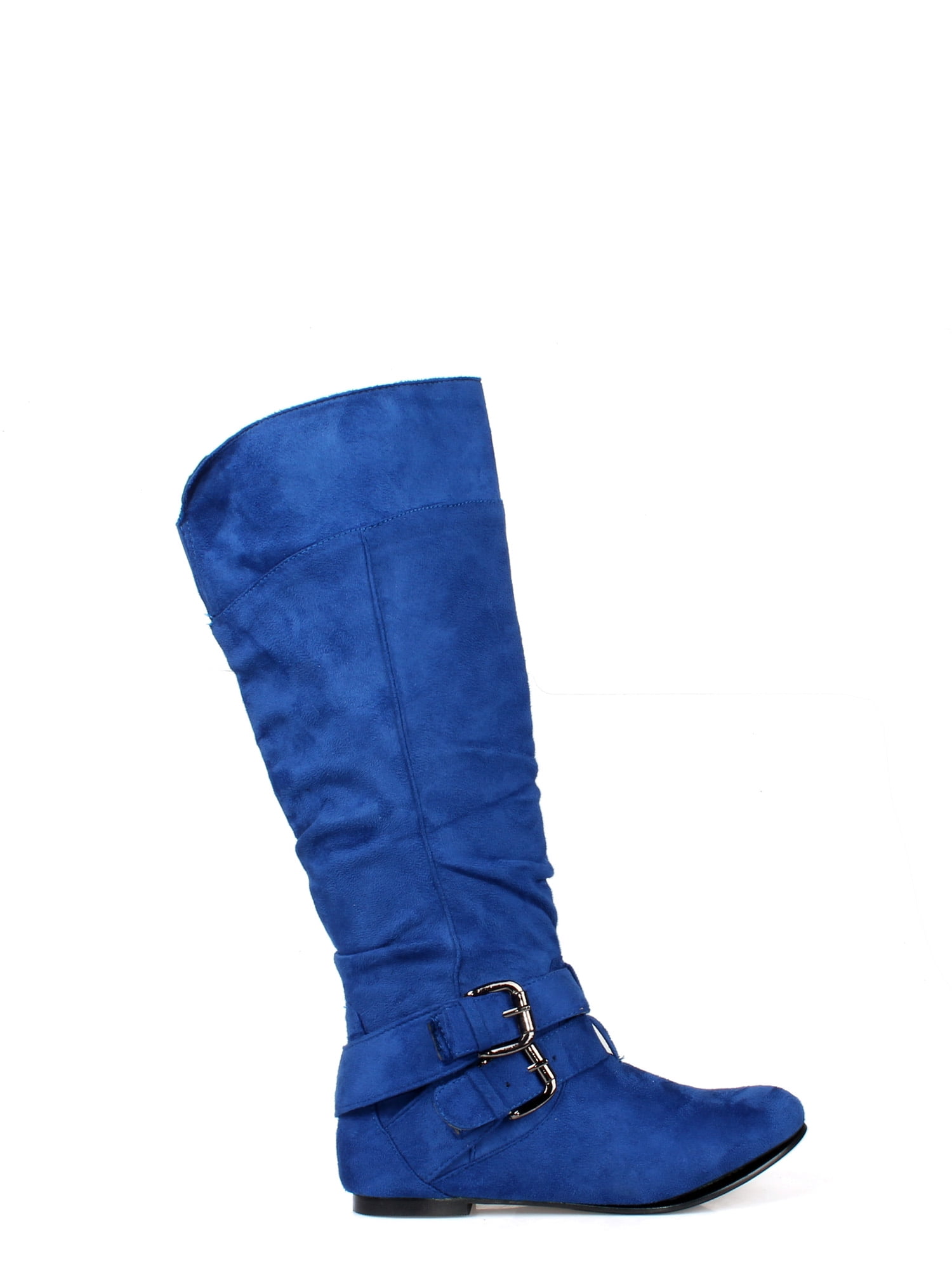 Blue slouch best sale boots