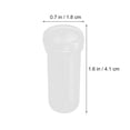 thumbnail image 4 of Voiceine 200pcs Floral Water Tubes Flowers Fresh Nutrition Culture Water Storage Small Test Tubes Flower Holder Flower Water Container(4.1x1.8cm), 4 of 10
