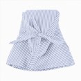 thumbnail image 4 of TOWED22 Toddler Baby Summer Soft Breathable Sun-Hat UPF 50+ Wide-Brim Bucket-Hats with Chin Band(Blue,2-4 Y), 4 of 4