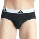thumbnail image 2 of adidas Calzoncillos hombre, pack de 6 - Calzoncillos, Active Flex Cotton, logo, color sólido Negro/Blanco S (Small), 2 of 7