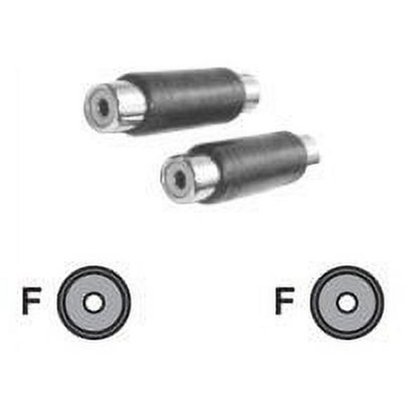 Hosa GRA-101 RCA to RCA Couplers, 2 Pieces