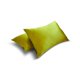 thumbnail image 3 of Funda de cojín lumbar de lujo HomeCentric, color chartreuse, paquete de 2, 35 x 50 cm (14" x 20"), funda de cojín rectangular de satén liso, estilo moderno - Chartreuse Slub Satin, 3 of 5