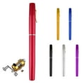 thumbnail image 4 of Opolski Portable Mini Telescopic Pocket Pen Ice Fishing Rod Fish Pole + Reel Combo Set, 4 of 8