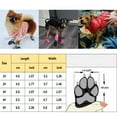 thumbnail image 3 of Warm Winter Little Pet Dog Boots Soft Anti-Slip Sole Paw Protectors Small Puppy Shoes 4PCS, 3 of 5