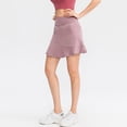 thumbnail image 4 of Falda deportiva para mujer, suelta, falsa, de dos piezas, de secado rápido, para correr, fitness, falda de tenis, 4 of 6