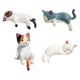 thumbnail image 1 of Conjunto de 4 adornos para el salpicadero con figuras de gatos, decoración creativa para el interior del coche, adornos para la pantalla de navegación, 1 of 9
