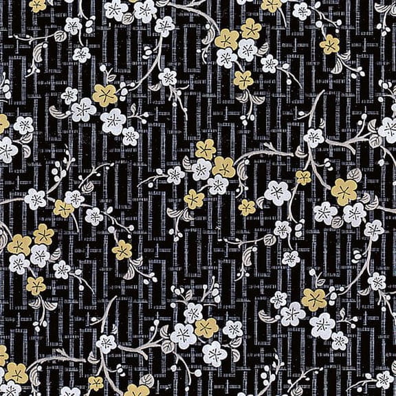 Fablon Oriental Blossom Adhesive Film Set of 2 Self Adhesive Vinyl Wall Decal, 78.74-in by 35.42-in