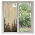 thumbnail image 2 of Brown Forest Window Privacy Film, Vintage Tree Farmhouse Botanical Static Cling UV Sun Blocking Tint Film Heat Control Windows Films for Bedroom Bathroom, Window Stickers 35.4"x78.7", 2 of 8