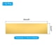 thumbnail image 2 of Placas de Nombre en Blanco Uxcell 8"x2", Paquete de 12 Placas de Nombre Grabadas Personalizadas, Dorado, Negro, 2 of 6