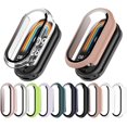 thumbnail image 1 of XiHAMA Hard Protective Case with Tempered Glass Screen Protector Compatible with Xiaomi Smart Band 8 9 10/8 9 10 NFC, PC Ultra-Thin All-Around Cover for Mi Band 9 8 10/8 9 10 NFC, 1 of 4