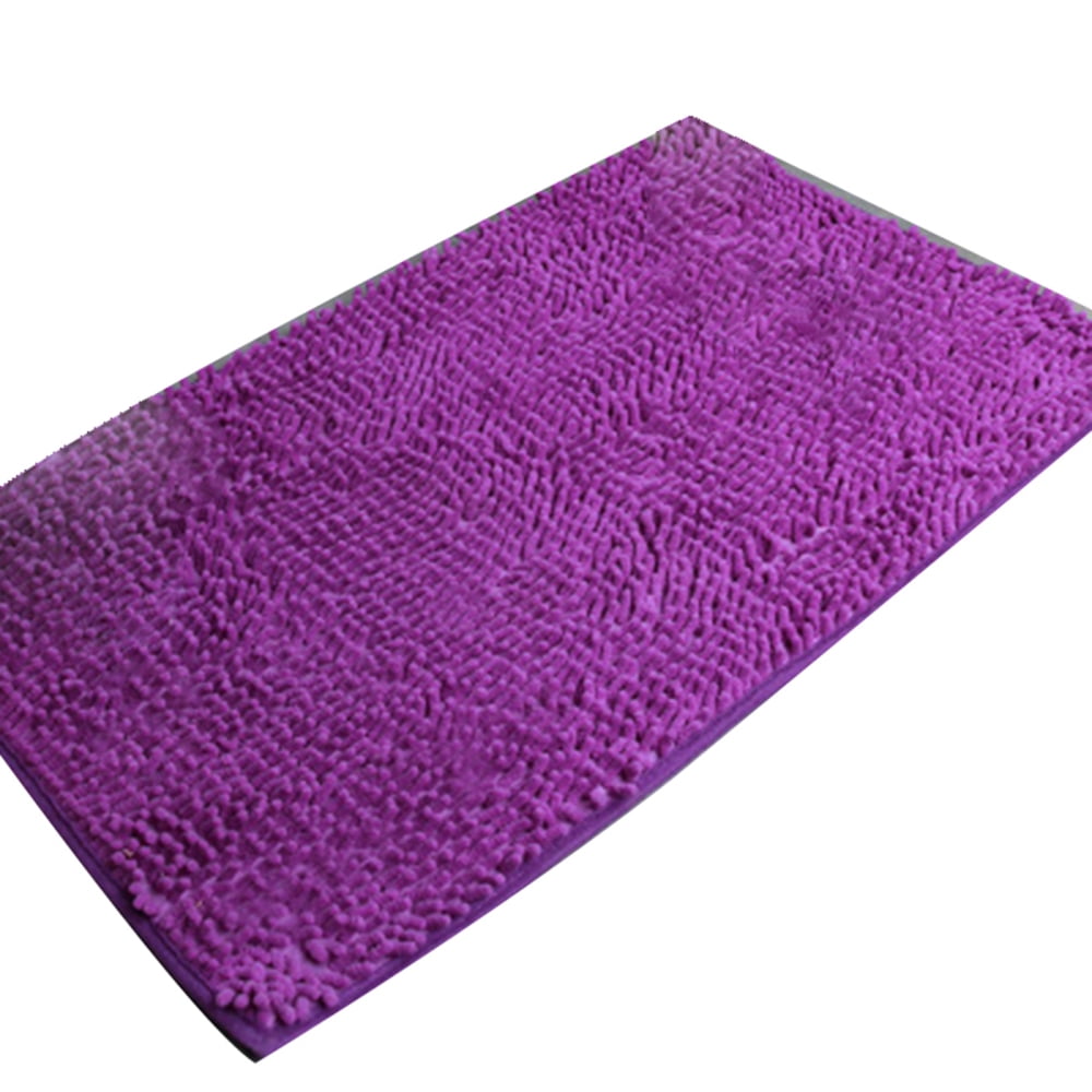 Chenille Bath Mat Soft Shaggy and Comfortable Super Absorbent and Thick