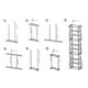 thumbnail image 3 of Organizador de zapatos Aquila 10 Niveles Apilable 30 Pares, 3 of 4