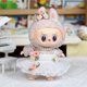 thumbnail image 5 of 17cm Labubu Doll Clothes Advanced Luxury Design Customization Heartbeat Macaron Butterfly Princess Dress Changing Light Clothes, 5 of 5