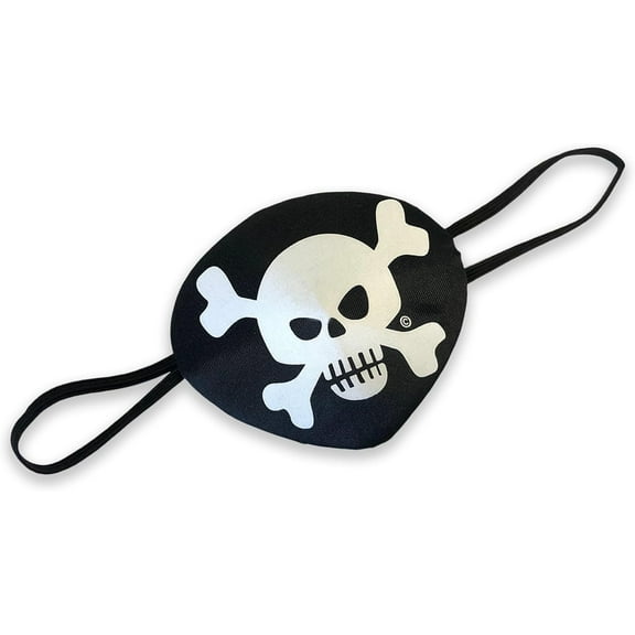 Liontouch - Pirate Eye Patch - Captain Red Stripe - Age 3 Years | Accessory For Costumes & Dress Up