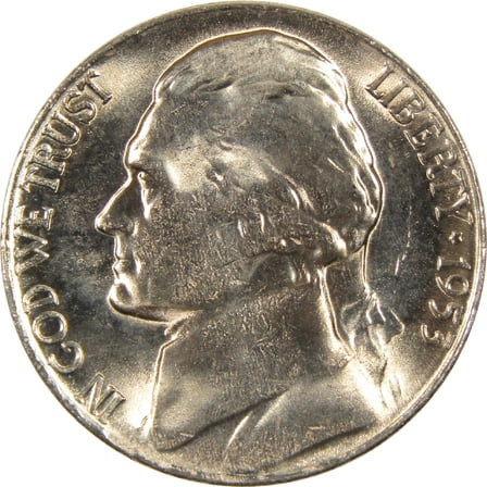 1953 S Jefferson Nickel BU Uncirculated 5c Coin