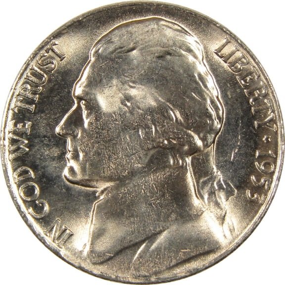 1953 S Jefferson Nickel BU Uncirculated 5c Coin