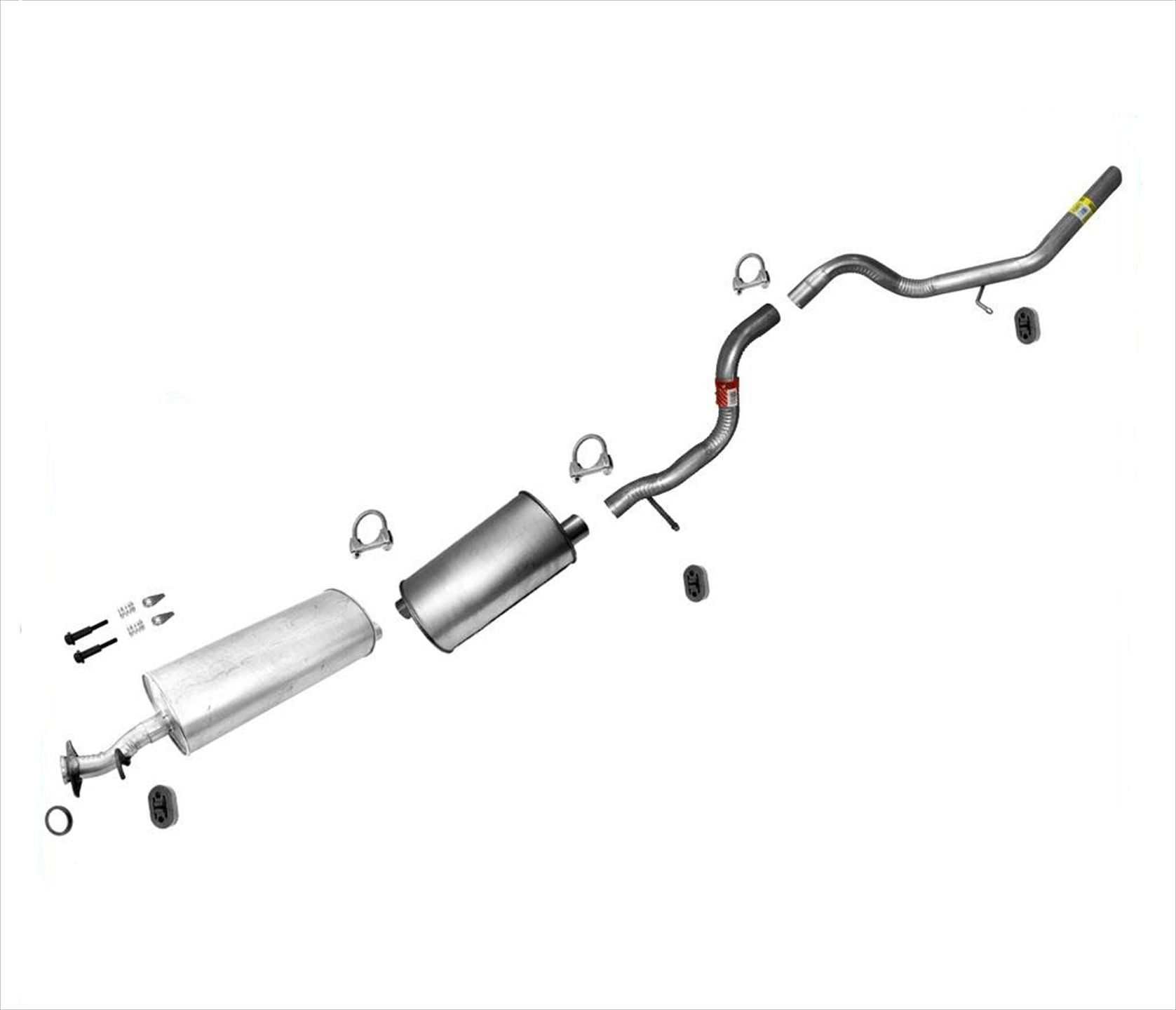 Complete Replacement Exhaust System for 06-10 Ford Explorer 4.6L