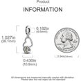 thumbnail image 3 of 925 pound silver jewelry and necklaces silver jewelry bag politics swing beads cute cat turtle jewelry, 3 of 4