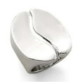 thumbnail image 1 of Alamode LO206-10 Bague en Métal Blanc Rhodié pour Femme Sans Pierre - Taille 10, 1 of 1