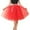 A-Red194, variant on XIAONU Women's Tulle Midi Tutu Skirt Bow-Accented Fluffy Layered Skirts Elegant Princess Party Skirt