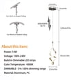 thumbnail image 4 of Wuzstar 3Pcs Spiral Wave Pendant Light,Modern Luxurious LED Hanging Lamp Fixture with Remote for Dining Room Bar, 4 of 11