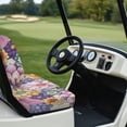 thumbnail image 3 of Garronmavis Bohemian Flower Golf Cart Front Seat Covers Breathable Polyester Front Seat Cover Decor Accessiores for Enhance Interior Beauty No Stapler Needed, 3 of 6