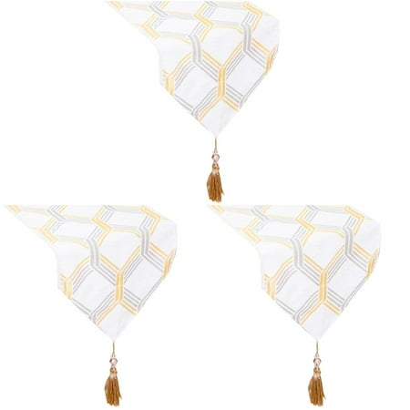 

HOMEMAXS 3pcs Household Desk Cloth Decorative Table Cloth Wear-resistant Tablecloth Home Accessory