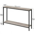 thumbnail image 4 of HOOBRO Console Table 47.2" Narrow Skinny Table Industrial Entryway Living Room Hallway BF20XG01G1, 4 of 5