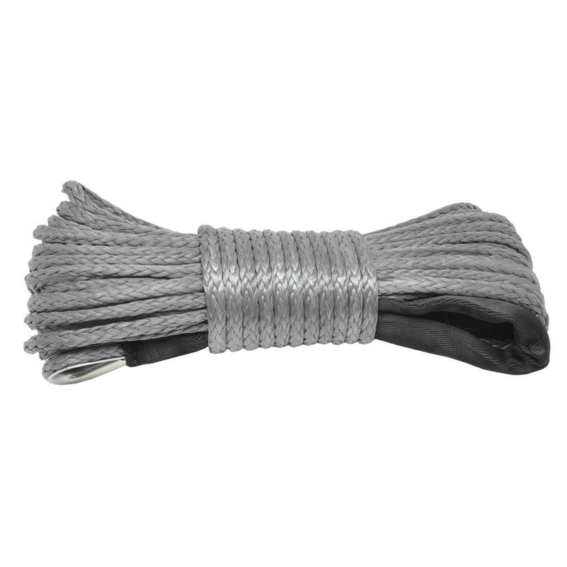 Famure Synthetic Winch RopeTrailer Winch Rope with Hook Towing Rope